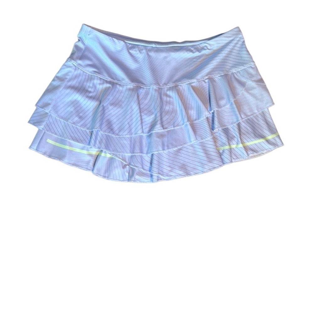 Lucky in Love Purple Ruffled Athletic Mini Skirt for Pickleball & Tennis